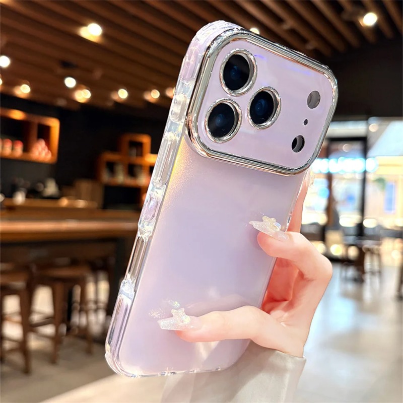 Camera Lens Protector - Блестящий лазерный чехол с эффектом авроры