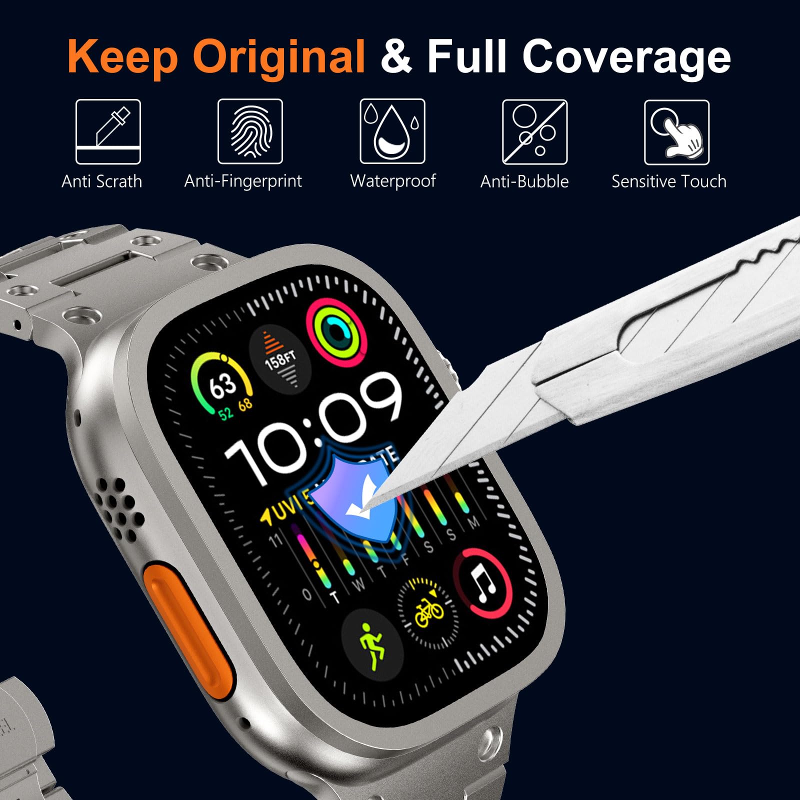 Закаленное стекло для Apple Wa – обзор и цена Smartwatch Screen Film