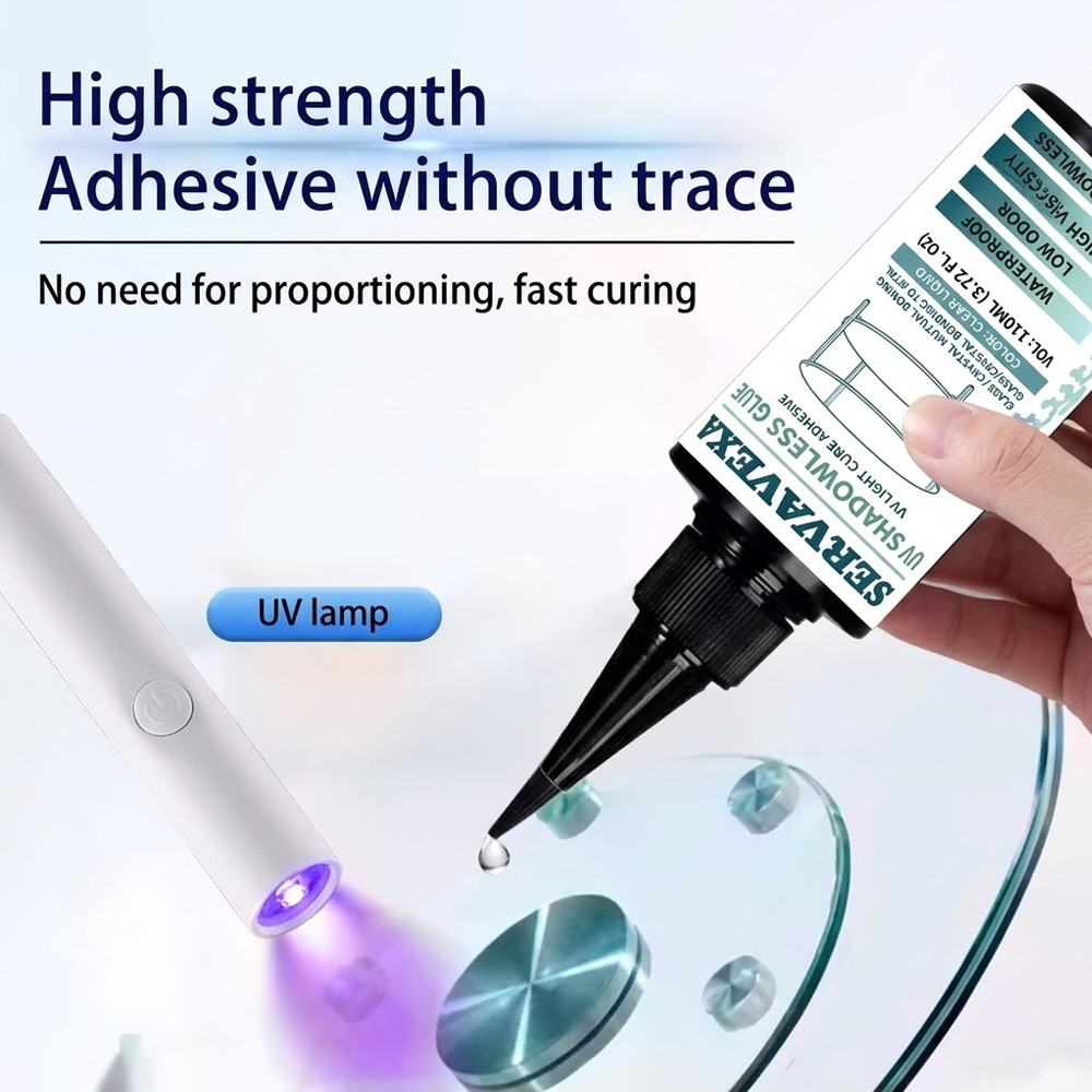 Прозрачный УФ-клей-гель 110 мл – обзор и цена Liquid Uv Glue Kit